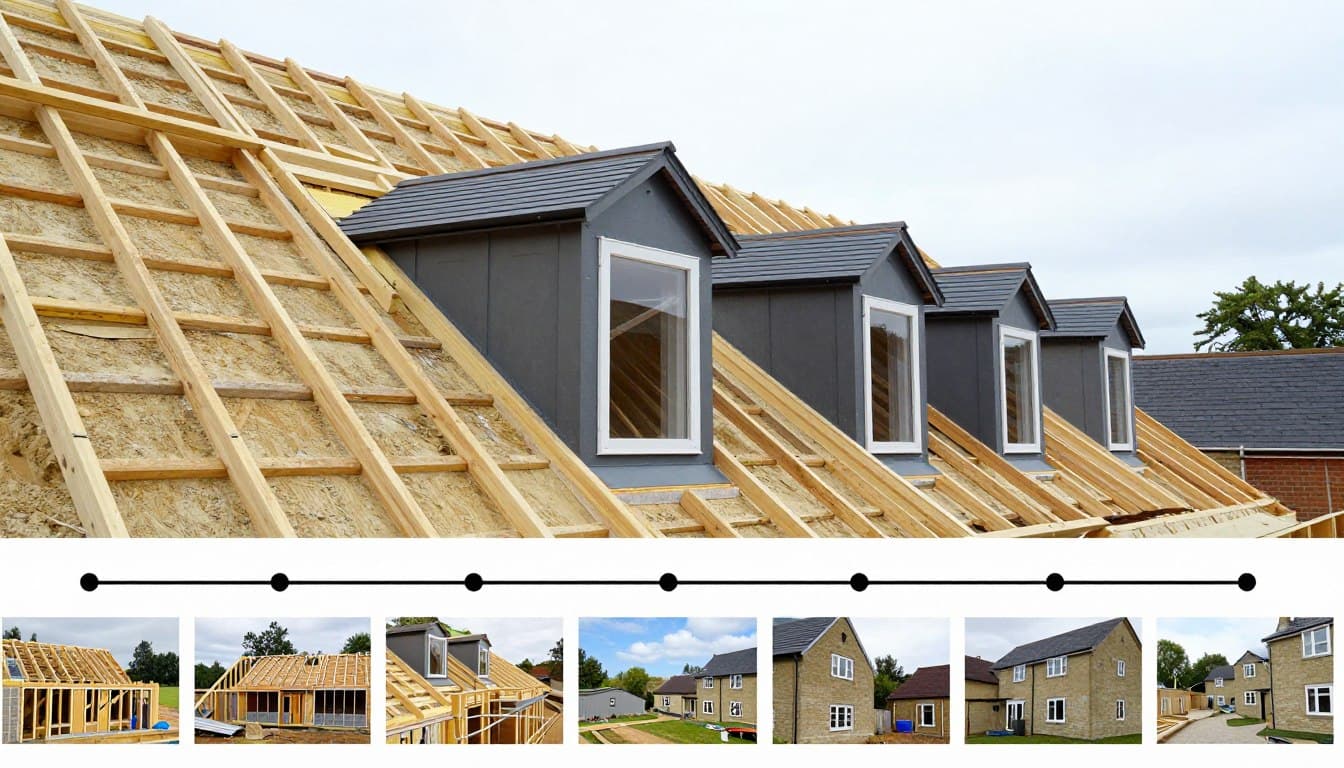 Dormer loft conversion under construction